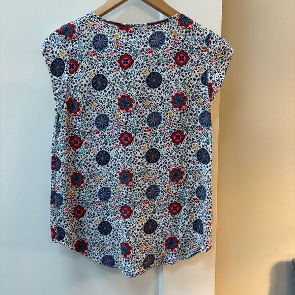 Boden Floral Print Women's Top women’s size 8 - Picture 3 of 6